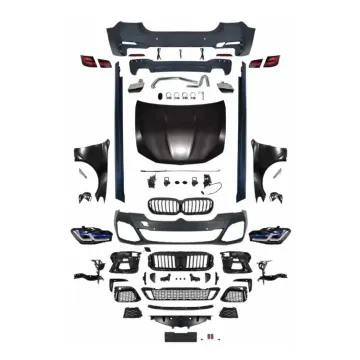 BMW 5 Series F10 2010-2017 Racing MT G30 Style Body Kit: Front & Rear Bumpers and Side Skirts Update