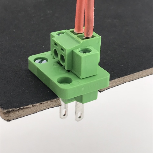 2pin through wall mounted plug-in terminal block connector