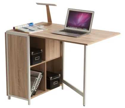 Folding desk folding cabinet extended desk