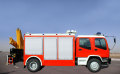 Isuzu Rescure Feuerwehrauto