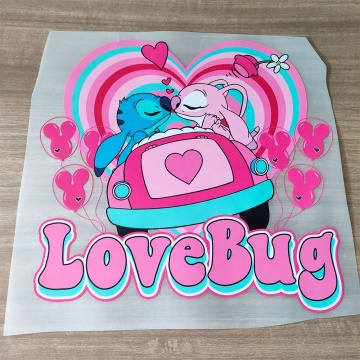 Custom Valentine's Day Love Designs: Offset Transfer Prints & DTF Heat Transfers for T-Shirts