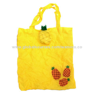 Shopping carrier bags, made of polyester, suitable for shopping and promotional purposes, durable