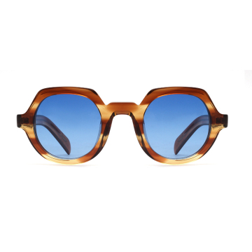 High End UV400 ECO Round Acetate Polarized Sunglasses