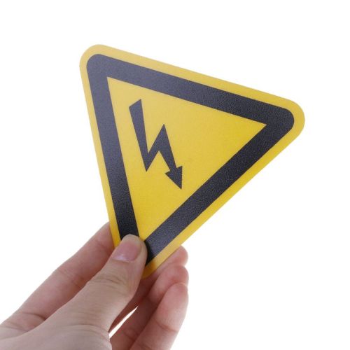 Warning Sticker Adhesive Labels Electrical Shock Hazard Danger Notice Safety 25mm 50mm 100cm PVC Waterproof