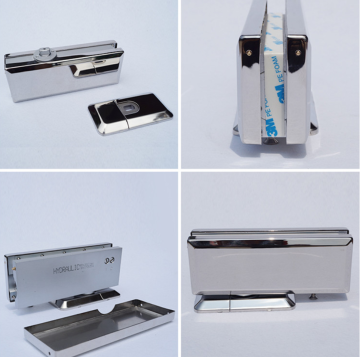 Floor spring for glass door made of alloy