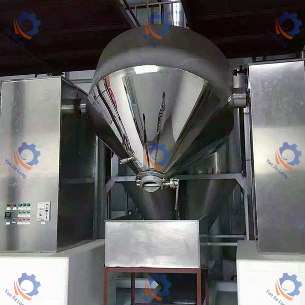 Double Conical Revolving Vacuum Dryer in foodstuff