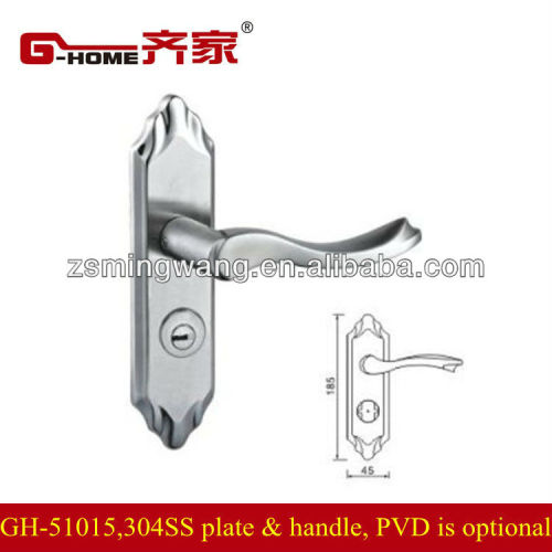 185x45mm handle lock 304 stainless steel mortise lock