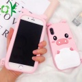 INS Hot Pink Pig Soft Silicone Phone Case