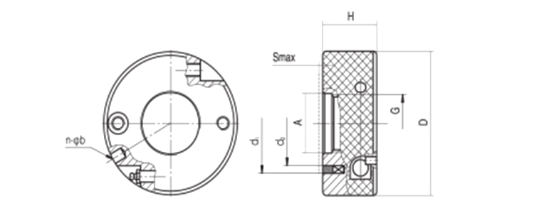 Splitteur de noix hydraulique hexagonale hexagonale lourde