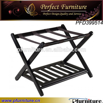 PFD399514 Wood folding hotel luggage rack