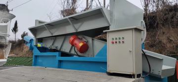 Double-position sand and gravel separator