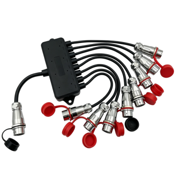 SF16 series waterproof cable split 8 way