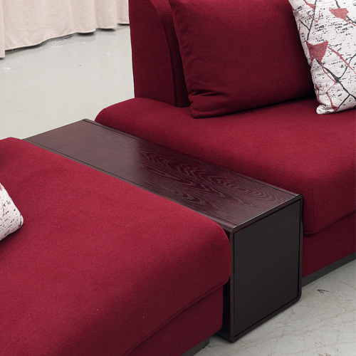 Sofa Fabrik Melengkung Mewah untuk Vila Moden