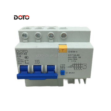 DZ47-63 C16 3P Miniature Circuit Breakers 20A-63A 400V 50Hz