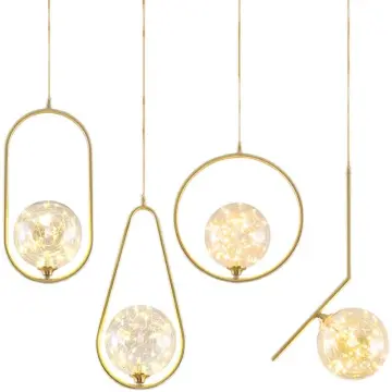 INSHINE Brass Annular Abstract Pendant Light