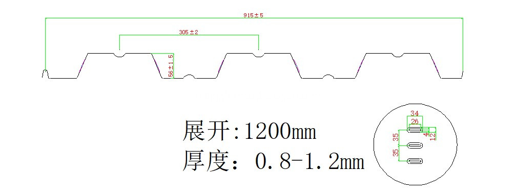 floor decking roll forming machine