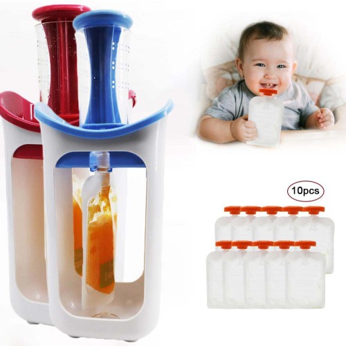 Baby Fruit Food Squeezer, Fresh Fruit Juice Squeezer, Food Maker Bag