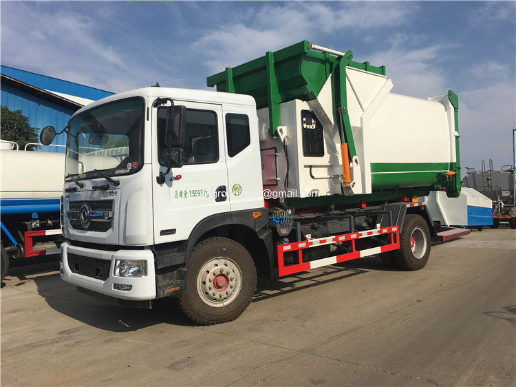 Dongfeng 10cbm Kitchen شاحنة القمامة