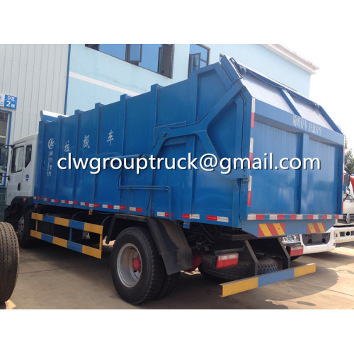 Dongfeng 14CBM camión de transporte de basura sellada