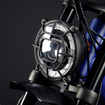 Snowbike Front Lights with Horn