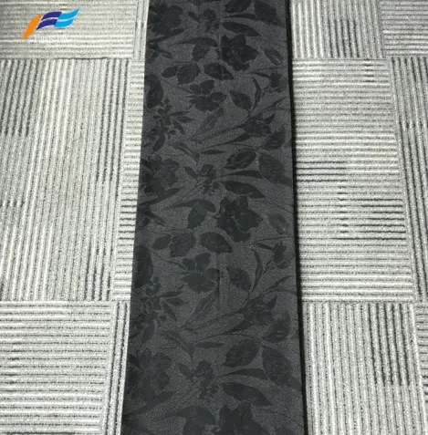 Cusrom Polyester Marvijet Jacquard Formal Black Fabrics