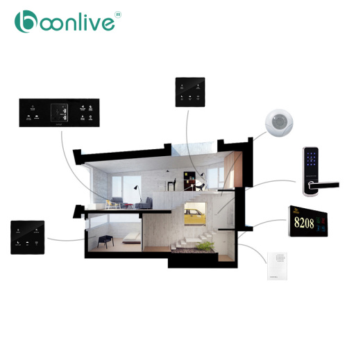 Contrôleur de module d&#39;hôtel flexible extensible Boonlive RCU