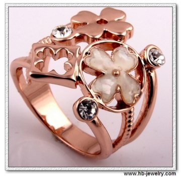 Hollowed Flower shape Rings