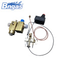 Gas big flowrate valve pulse ignition system