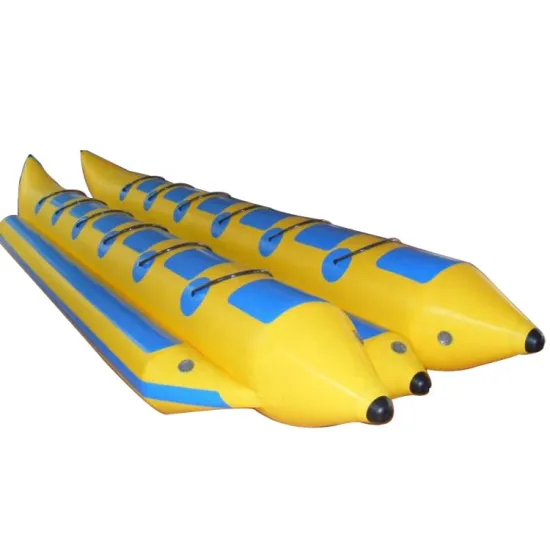 Custom Inflatable Banana Boat - Durable 0.9mm PVC Tarpaulin for 5-12 Persons