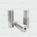 Tungsten alloy rod with thread