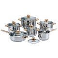 Tight-Fitting Stainless Steel Cookware Set