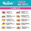 Vapsolo Triple 30000 Puffs за еднократна употреба Vape Spain