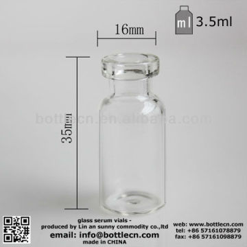 3ml injectable pharmaceutical glass bottle ampoule production