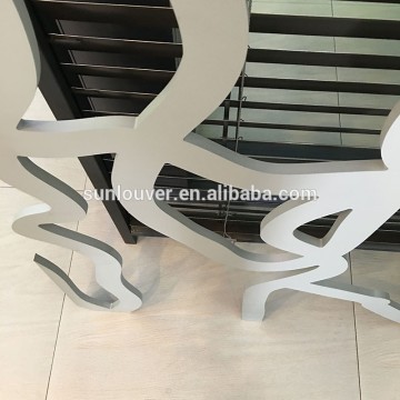 Artistic style Aluminum decoration facade panels as curtain wall