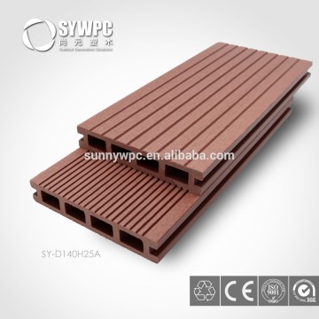 Waterproof WPC Decking PE Composite Decking, 140H25A