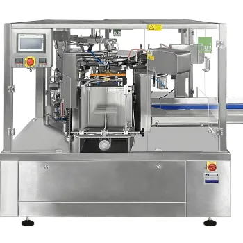 Multi-function R8-300 Rotary Stand up Bag Packing Machine for Mango Grape Juice Sachets