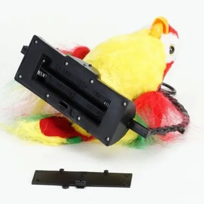 Plush Parrot Talking Back Parrot Polly the Insulting Parrot