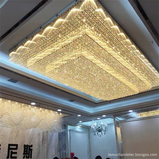Classic design custom restaurant project crystal chandelier