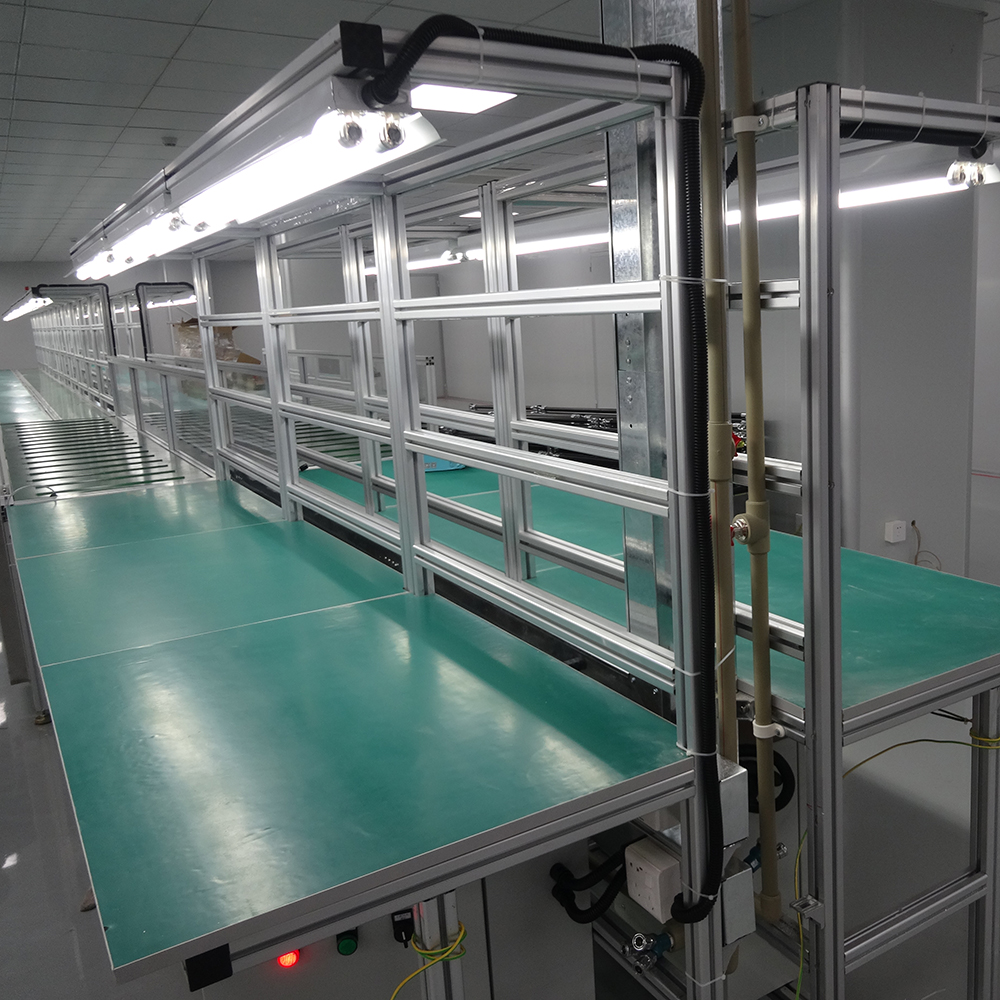 Perakitan Module Frame Meja Kerja Untuk Jalur Perakitan, kualitas tinggi Meja Kerja Untuk ...
