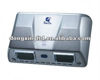 Automatic hand dryer-double air outlet