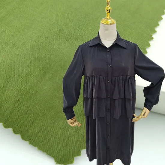 Textile Plain Dyed Woven Polyester Fabric