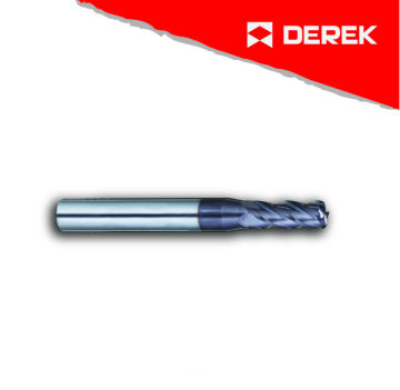 Carbide End Mill 4 Flutes Suqare Head Extra Length