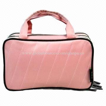 Large capacity/three layers/waterproof material cosmetic bag