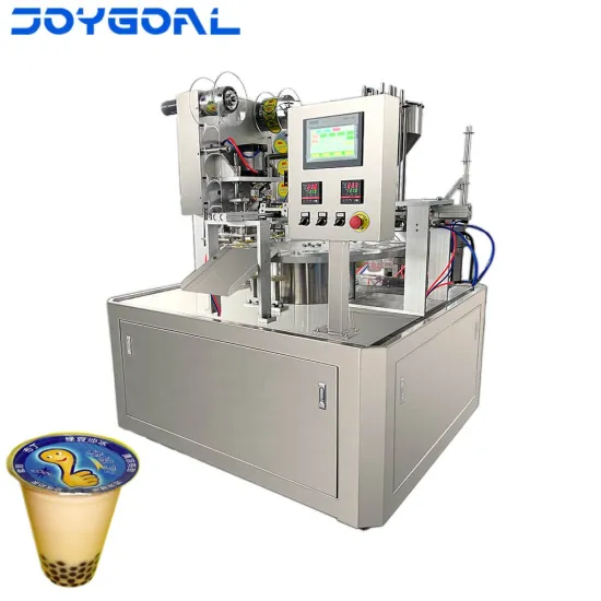 Automatic Plastic Paste Cream Shampoo Cup Filling & Sealing Machine