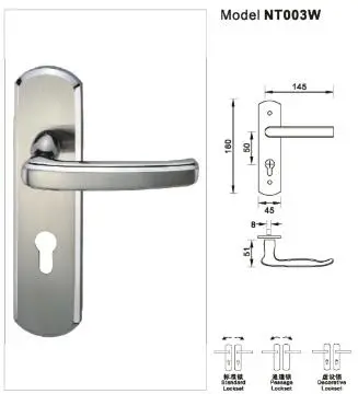 SUS 304 Mortise handle Lock