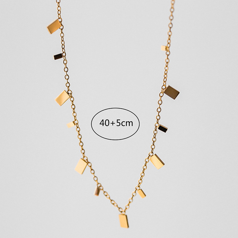 Fashion Wholesale18K Gold Plated Stainless Steel Necklace