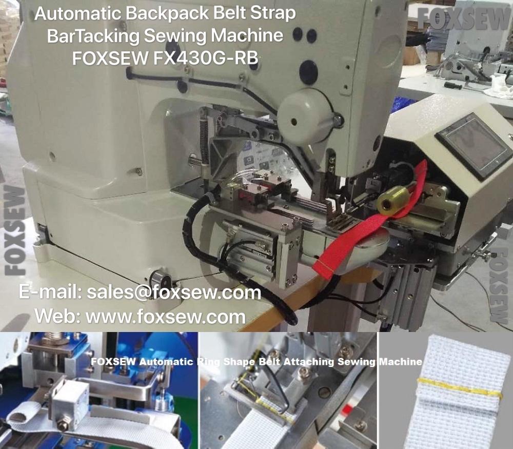 Automatic Backpack Belt Strap BarTacking Sewing Machine -3