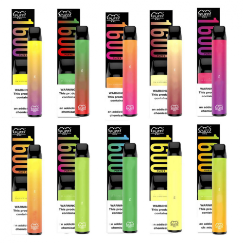 5% de hojaldre de vape desechable xxl 1600