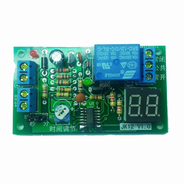 12/24V Trigger 99-Minute Delay Relay Module with Digital Display
