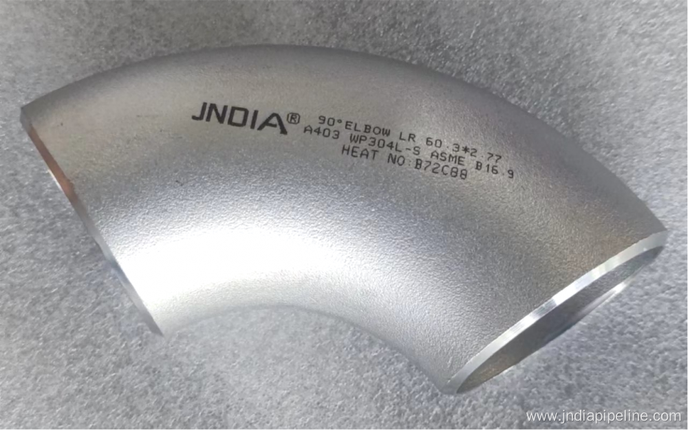 ASME B16.9 Stainless Steel 90deg LR Elbow